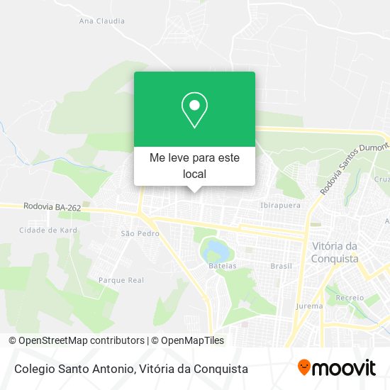 Colegio Santo Antonio mapa