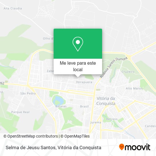 Selma de Jeusu Santos mapa