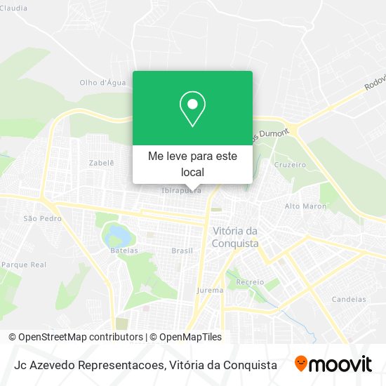 Jc Azevedo Representacoes mapa