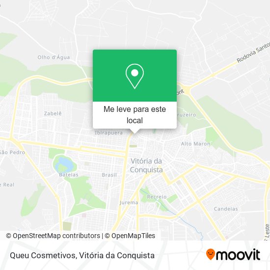 Queu Cosmetivos mapa