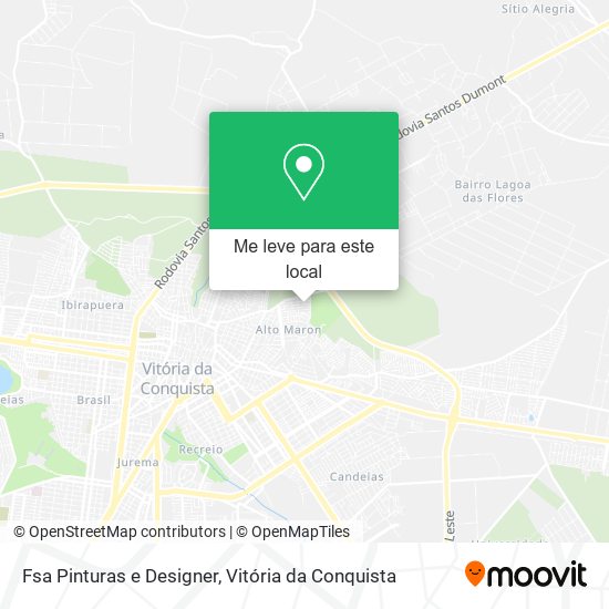 Fsa Pinturas e Designer mapa
