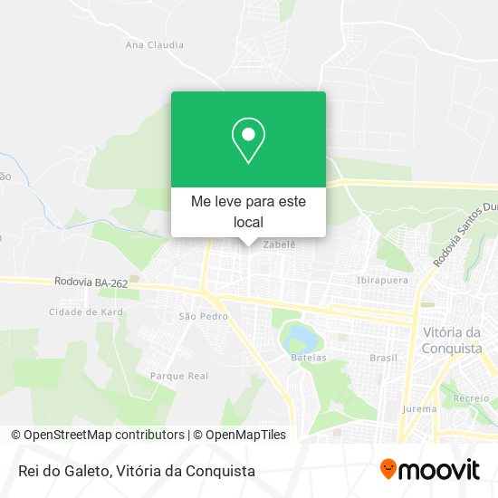 Rei do Galeto mapa