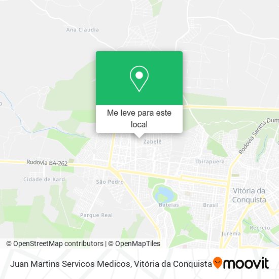 Juan Martins Servicos Medicos mapa