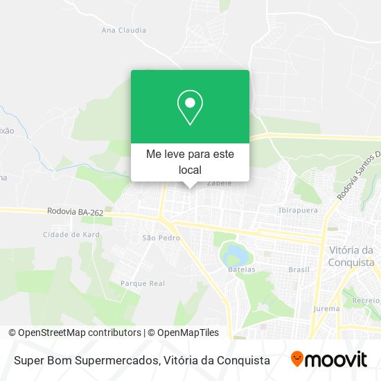 Super Bom Supermercados mapa