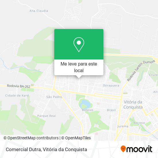 Comercial Dutra mapa