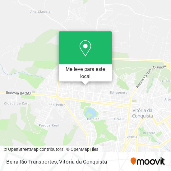 Beira Rio Transportes mapa