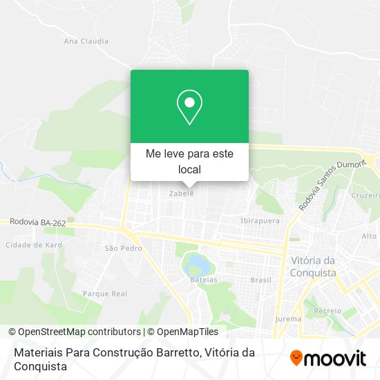 Materiais Para Construção Barretto mapa