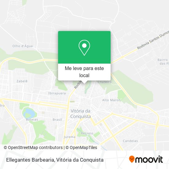 Ellegantes Barbearia mapa