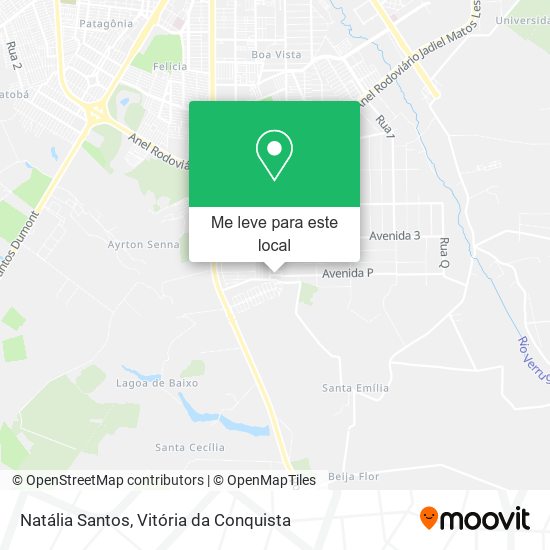 Natália Santos mapa