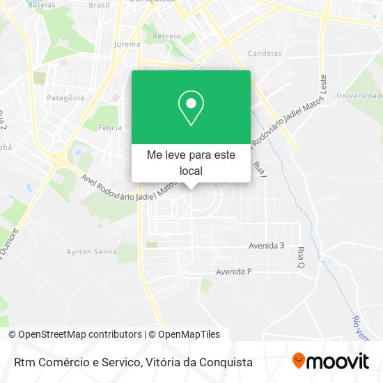 Rtm Comércio e Servico mapa