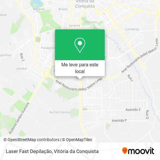 Laser Fast Depilação mapa