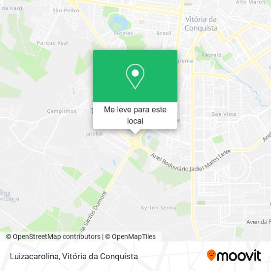 Luizacarolina mapa
