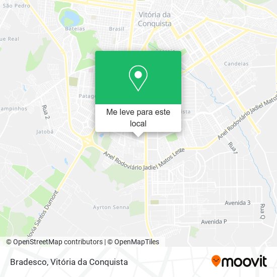 Bradesco mapa