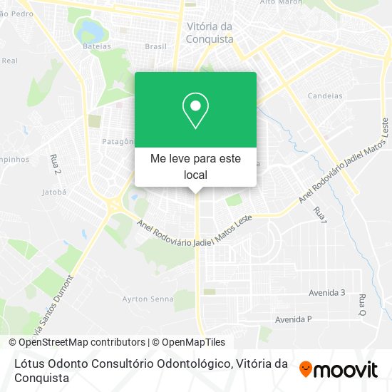 Lótus Odonto Consultório Odontológico mapa