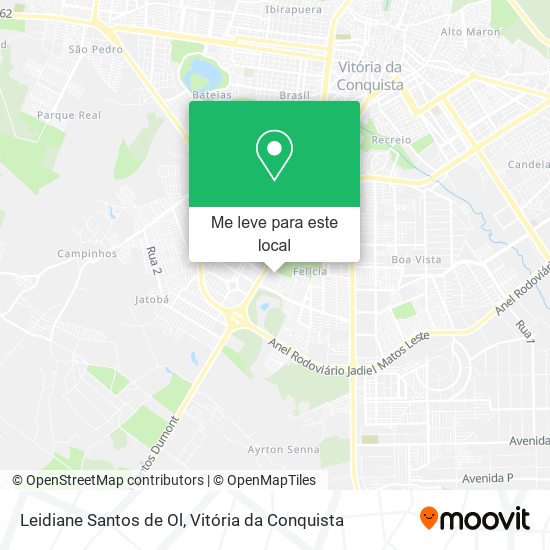 Leidiane Santos de Ol mapa
