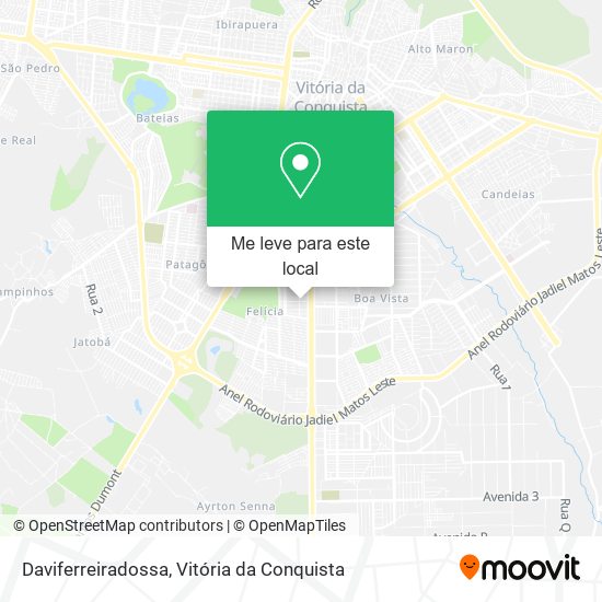 Daviferreiradossa mapa
