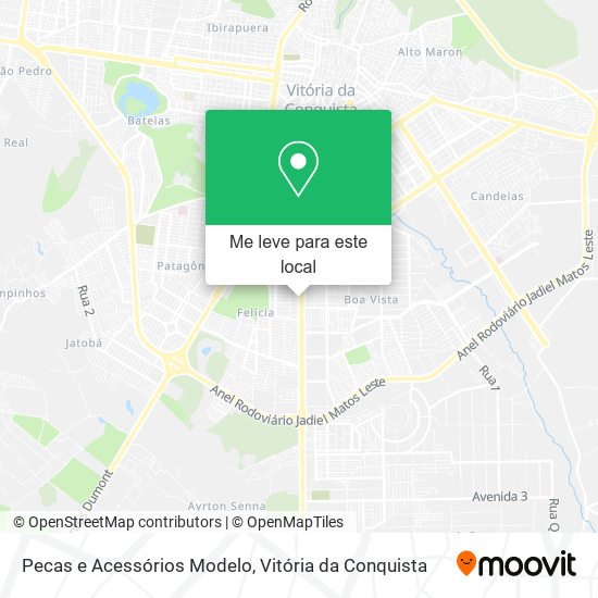 Pecas e Acessórios Modelo mapa