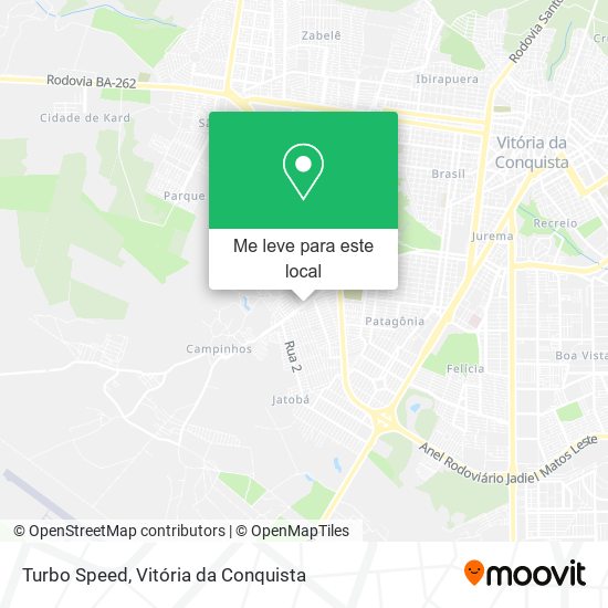 Turbo Speed mapa