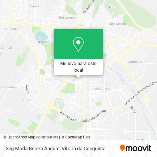 Seg Moda Beleza Andam mapa