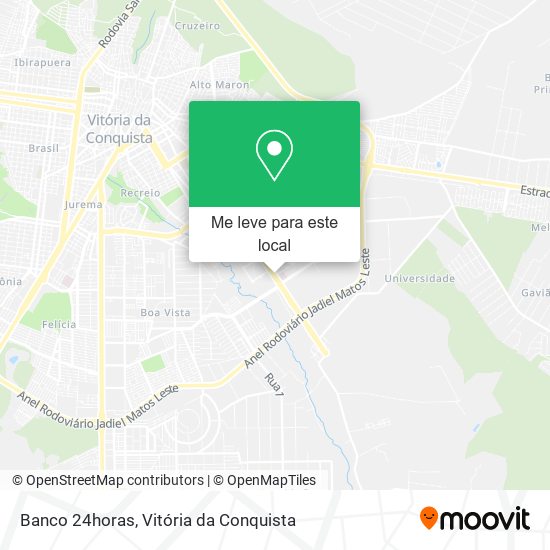 Banco 24horas mapa