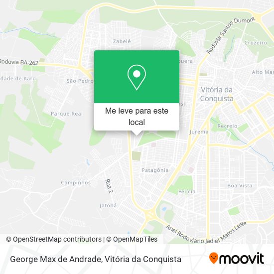 George Max de Andrade mapa