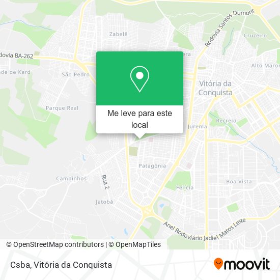 Csba mapa