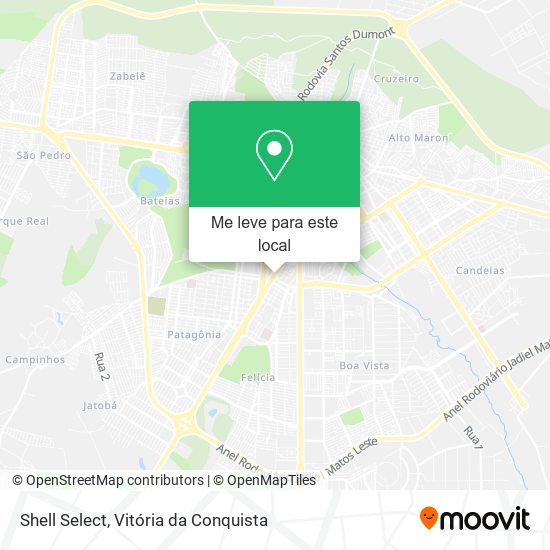 Shell Select mapa