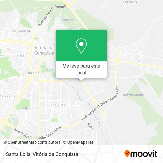 Santa Lolla mapa