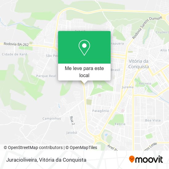 Juracioliveira mapa