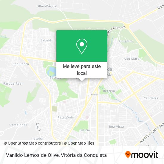 Vanildo Lemos de Olive mapa