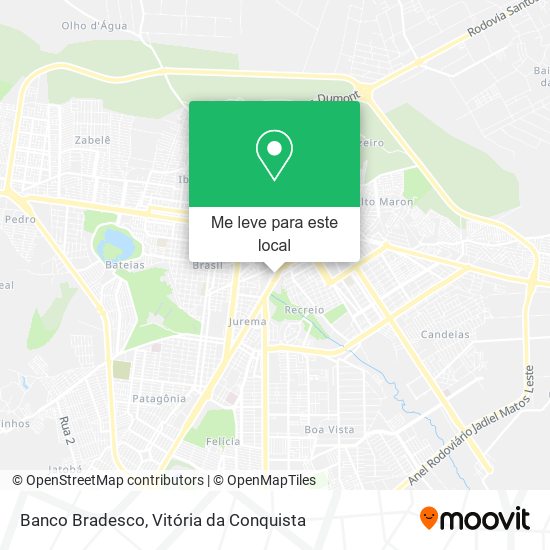 Banco Bradesco mapa