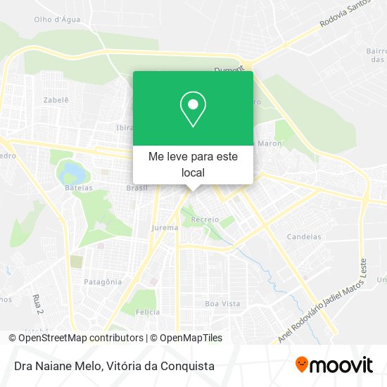Dra Naiane Melo mapa
