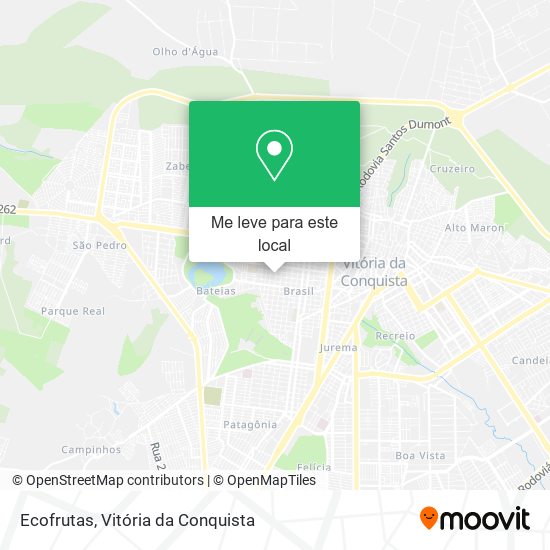 Ecofrutas mapa