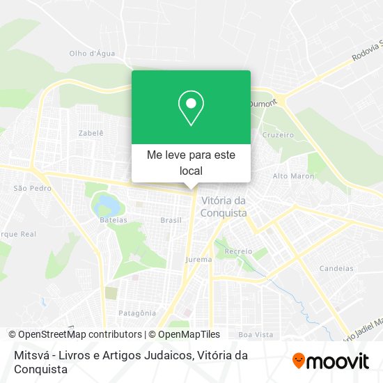 Mitsvá - Livros e Artigos Judaicos mapa