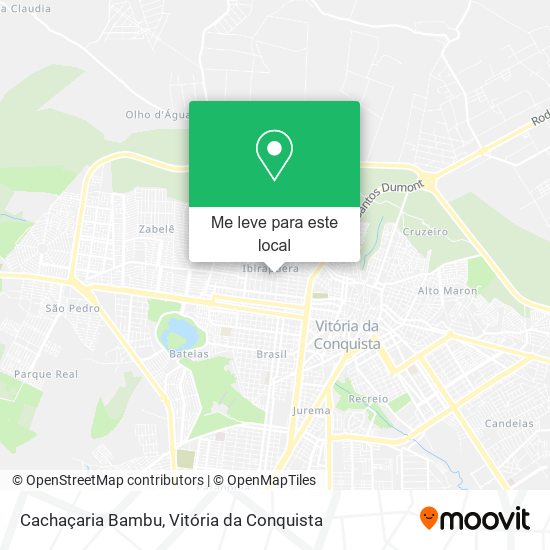 Cachaçaria Bambu mapa