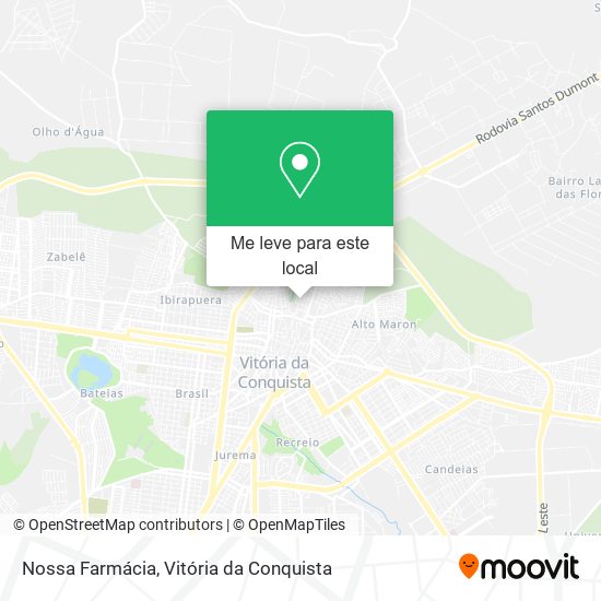 Nossa Farmácia mapa