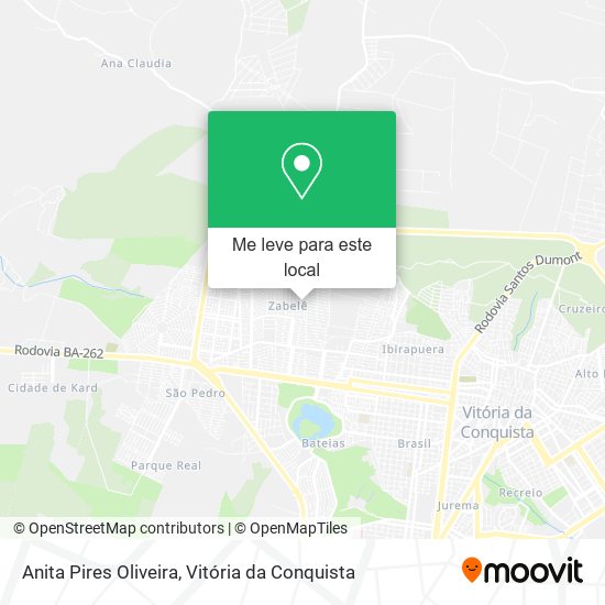 Anita Pires Oliveira mapa