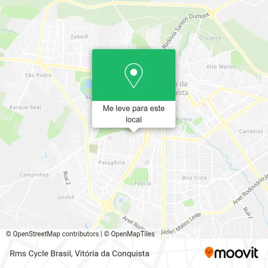 Rms Cycle Brasil mapa