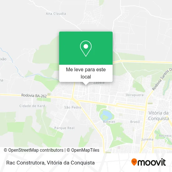 Rac Construtora mapa