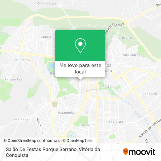 Salão De Festas Parque Serrano mapa