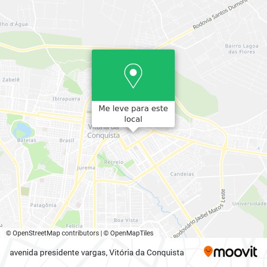 avenida presidente vargas mapa