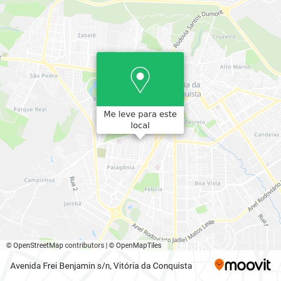 Avenida Frei Benjamin s/n mapa