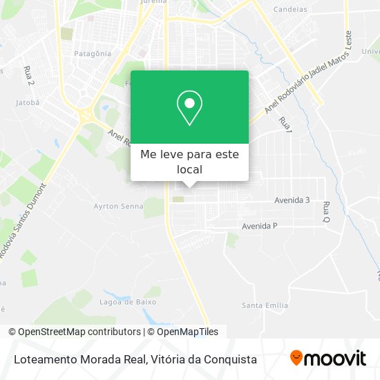 Loteamento Morada Real mapa