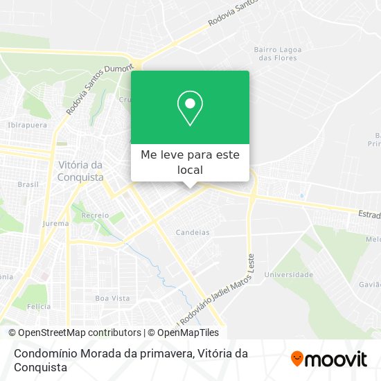 Condomínio Morada da primavera mapa