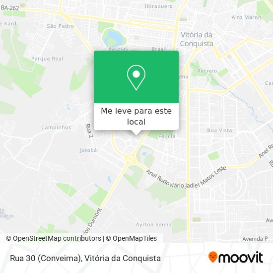 Rua 30 (Conveima) mapa