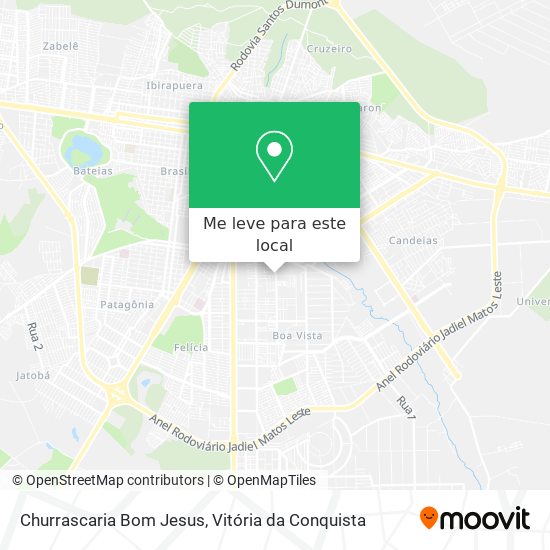 Churrascaria Bom Jesus mapa