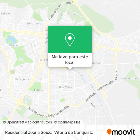 Residencial Joana Souza mapa