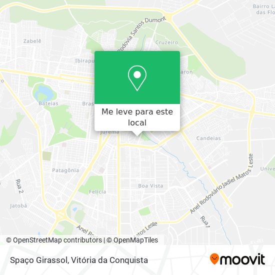 Spaço Girassol mapa