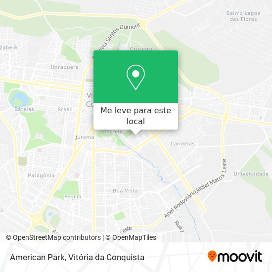 American Park mapa