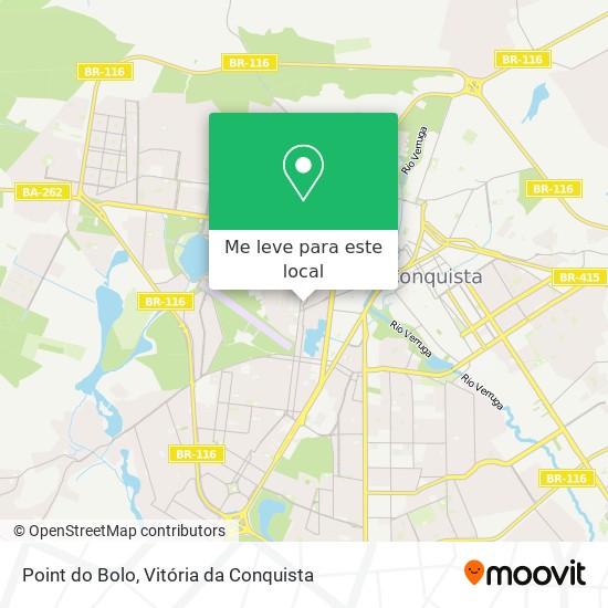 Point do Bolo mapa